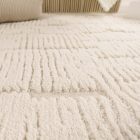 krém mosható modern szőnyeg nappaliba 120 cm kerek