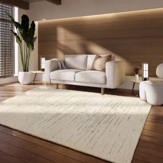 Modern nappali szonyeg - 3D, skandinav, geometria mintas, krem, 80x150 cm, Holli
