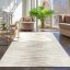 Szonyeg nappaliba - krem-bezs, cirmos, skandinav, rovid szalu, 80x300 cm, Mya