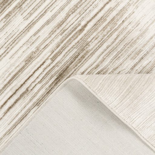 Szonyeg nappaliba - krem-bezs, cirmos, skandinav, rovid szalu, 80x150 cm, Mya