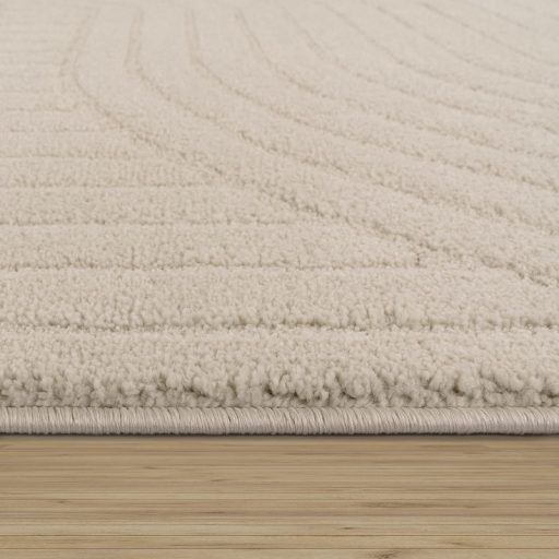 Skandinav stilusu nappali szonyeg absztrakt mintas krem 160x220 cm