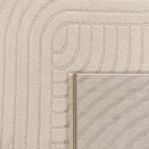 Skandinav stilusu nappali szonyeg absztrakt mintas krem 120x160 cm