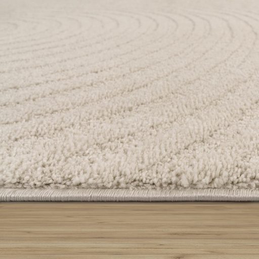 Krem modern skandinav nappali szonyeg geometria mintaval 120x160 cm