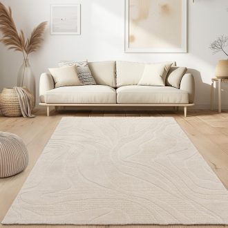 Skandinav stilusu modern nappali szonyeg krem 160x220 cm