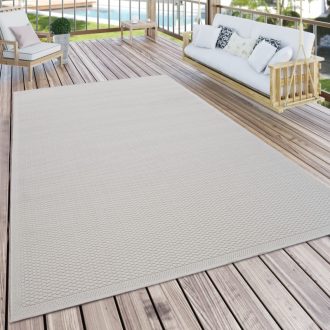 lapos szovesu krem kulteri szonyeg 60x100 cm