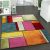 Daisy 3D hatású modern szőnyeg rövid szálú sokszínű 240x330 cm