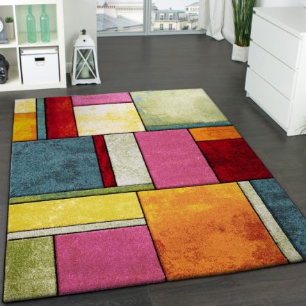 Daisy 3D hatású modern szőnyeg rövid szálú sokszínű 200x290 cm