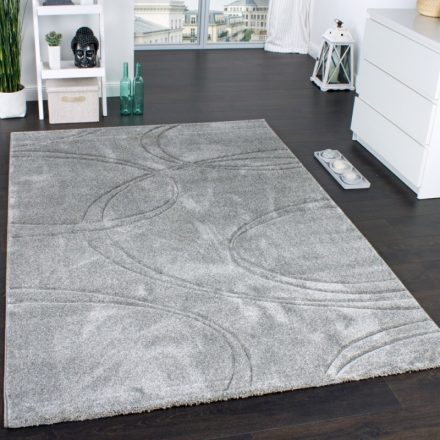 Panama puha 3D design modern szőnyeg absztrakt - szürke 160x230 cm