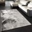 festett hatasu modern szonyeg szurke szinben 80x150 cm