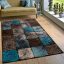 Modern szonyeg geometria mintas barna 120x170 cm
