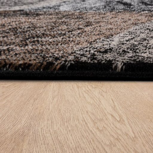 Modern szonyeg geometria mintas barna 70x250 cm