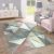 Modern szőnyeg pasztel geometriai rombusz mintával - színes szőnyeg 60x100 cm