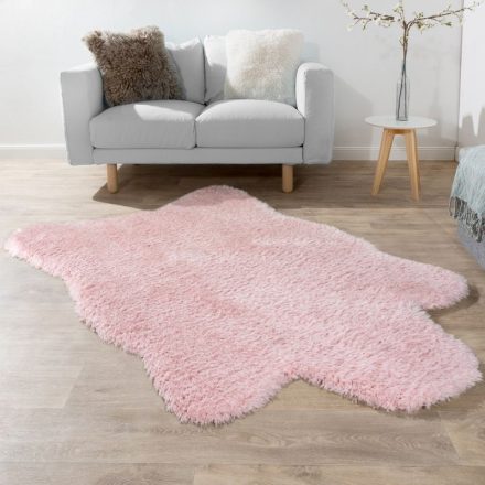 Designer szőrme szőnyeg bolyhos szőnyeg - pink 133x190 cm