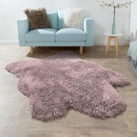 Designer szőrme szőnyeg bolyhos szőnyeg lila 160x220 cm