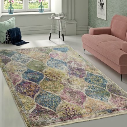 Designer szőnyeg marokkói mintás színes 80x150 cm