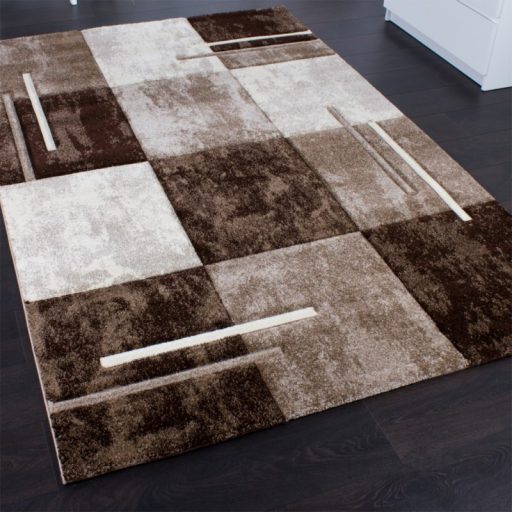 design modern szonyeg barna-bezs 80x150 cm