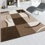 3D hatasu design modern nappali szonyeg absztrakt, barna 160x230 cm