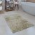 Shaggy fürdőszoba szőnyeg egyszínű bolyhos szőnyeg bézs 70x120 cm