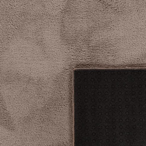 Fürdőszoba szőnyeg egyszínű puha csúszásmentes szőnyeg barna 80x150 cm