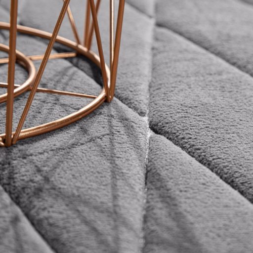 Puha csúszásmentes 3D fürdőszoba szőnyeg rombusz szürke 60x100 cm