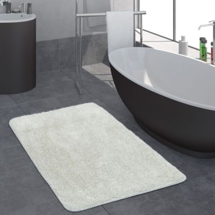 Fürdőszoba szőnyeg több színben és méretben fehér 80 cm kör alakú