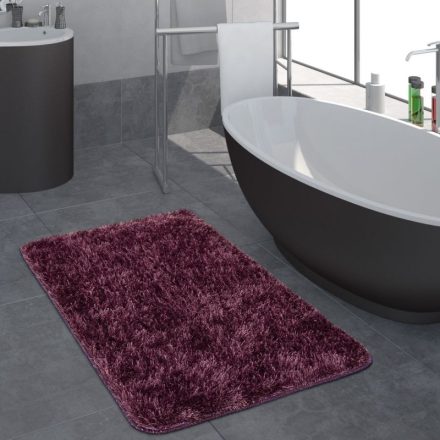 Fürdőszoba szőnyeg több színben és méretben lila 80 cm kör alakú