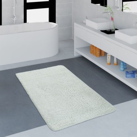 Fürdőszoba szőnyeg egyszínű több méretben fehér 50x80 cm