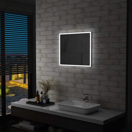LED-es fürdőszobai falitükör 60 x 50 cm