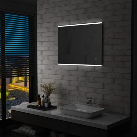 LED-es fürdőszobai tükör érintésérzékelővel 80 x 60 cm