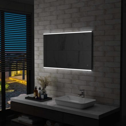 LED-es fürdőszobai tükör érintésérzékelővel 100 x 60 cm
