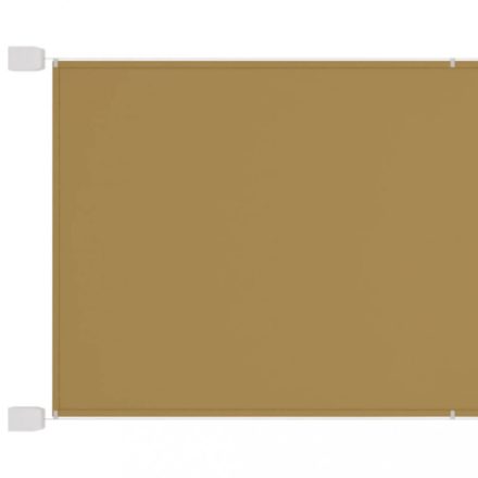 bézs oxford-szövet függőleges napellenző 140 x 800 cm