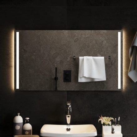 LED-es fürdőszobatükör 90x50 cm