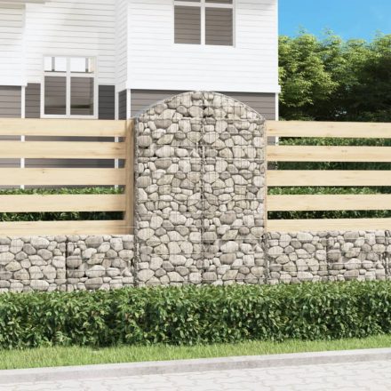 íves horganyzott vas gabion kosár 100x30x160/180 cm