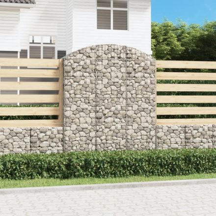 íves horganyzott vas gabion kosár 150x30x180/200 cm