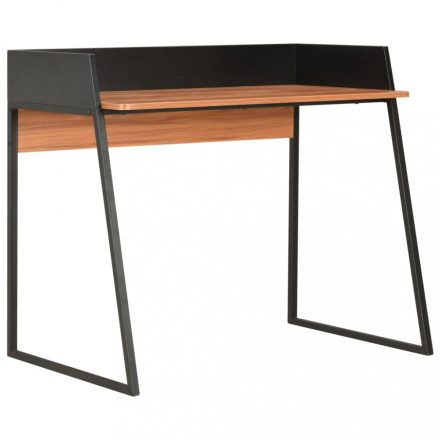 fekete és barna íróasztal 90 x 60 x 88 cm
