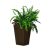 Rattan planter S virágtartó barna