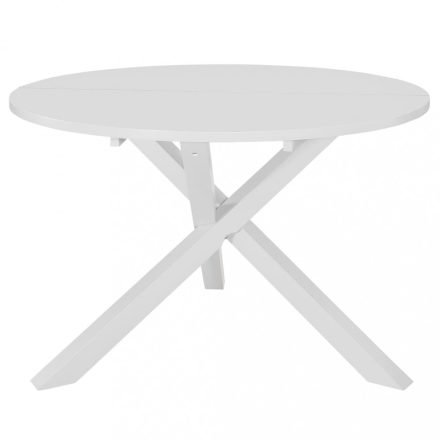 fehér MDF étkezőasztal 120 x 75 cm