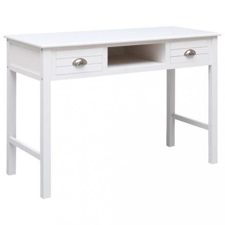 fehér fa íróasztal 110 x 45 x 76 cm