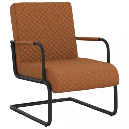 matt barna konzolos műbőr szék