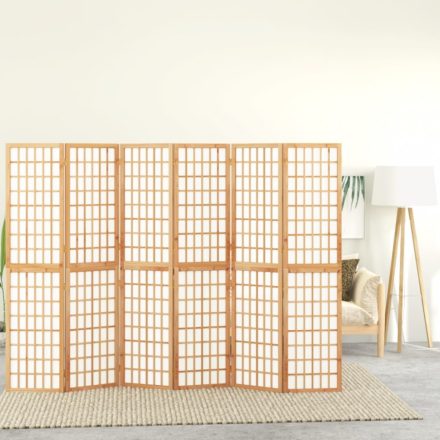 6-paneles japán stílusú összecsukható paraván 240 x 170 cm
