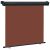 barna oldalsó terasznapellenző 170 x 250 cm
