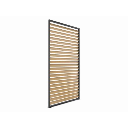 LUXE Lamellás oldalpanel (N) 90x218cm 3 m-ig fa