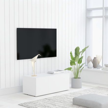 fehér forgácslap TV-szekrény 80 x 34 x 30 cm