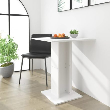 fehér forgácslap bisztróasztal 60 x 60 x 75 cm  