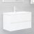 fehér forgácslap mosdószekrény 80 x 38,5 x 45 cm