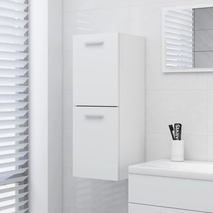 fehér forgácslap fürdőszobaszekrény 30 x 30 x 80 cm