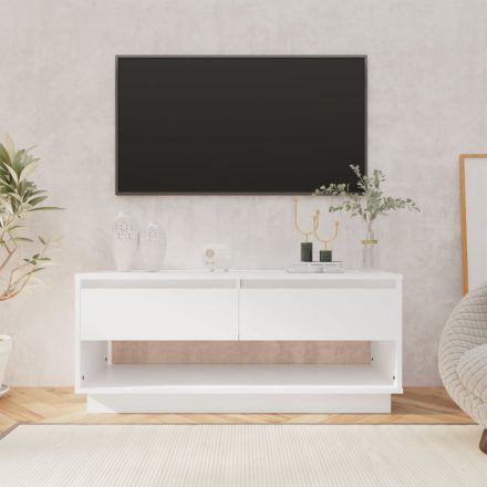 fehér forgácslap TV-szekrény 102 x 41 x 44 cm