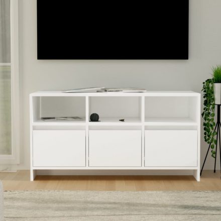 fehér forgácslap TV-szekrény 102 x 37,5 x 52,5 cm