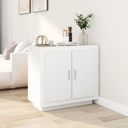fehér szerelt fa tálalóasztal 80 x 40 x 75 cm