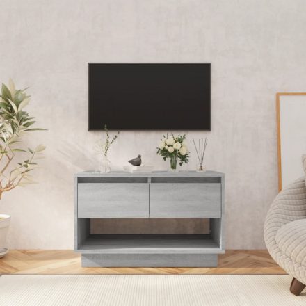 szürke-sonoma színű forgácslap TV-szekrény 70 x 41 x 44 cm